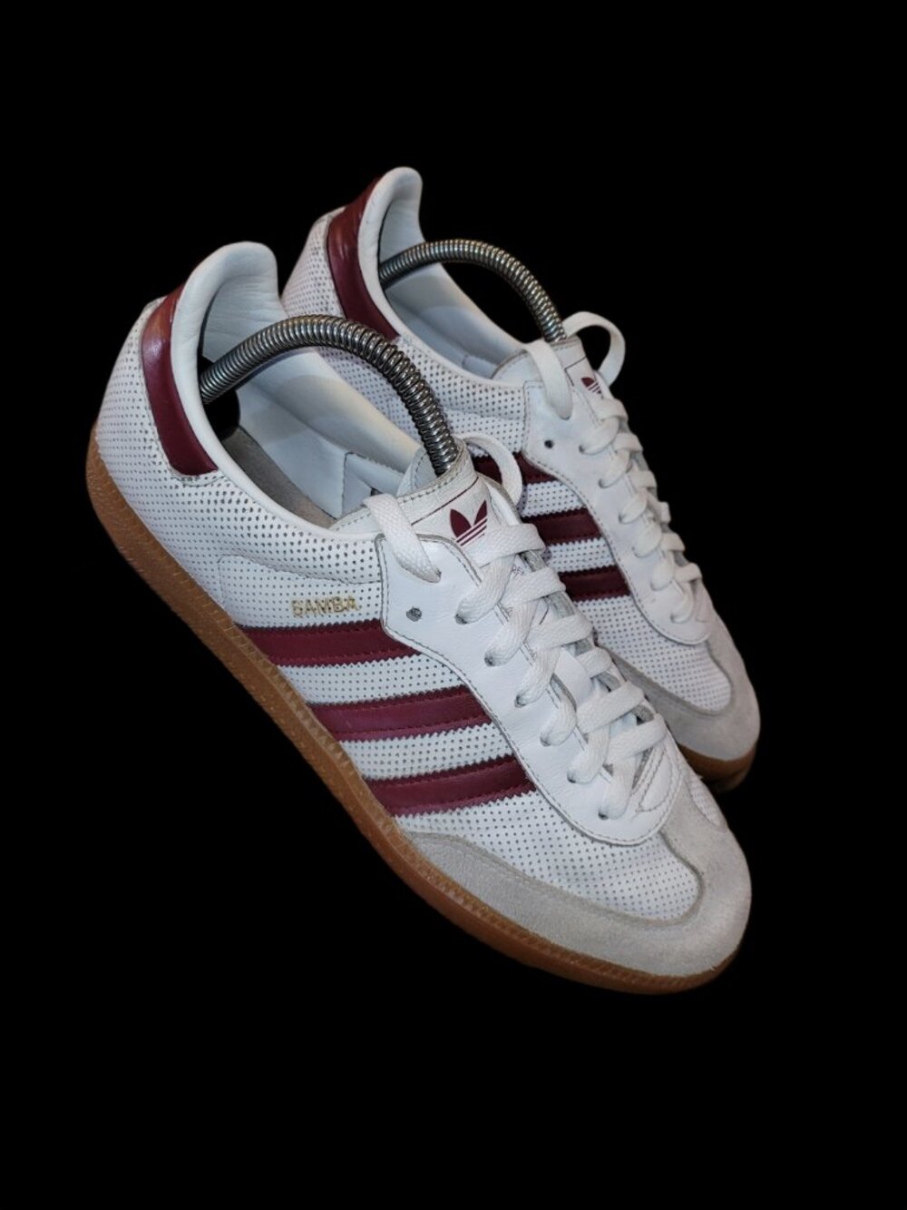 ADIDAS Samba OG Originals Cloud White / Collegiate Burgundy / Gum Shoes BD7528